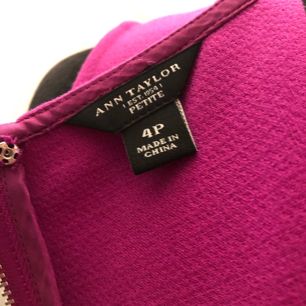 Ann Taylor pink dress size 4p